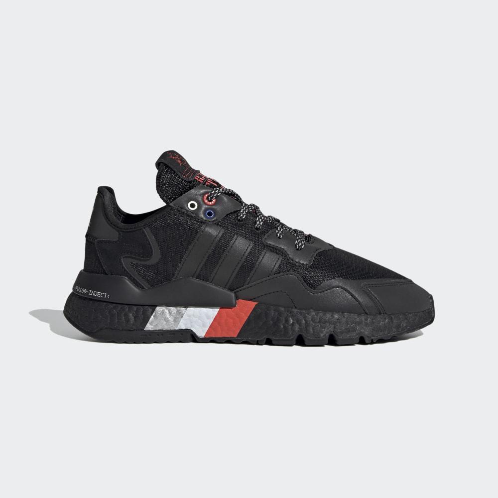 Originals Adidas Nite Jogger Barbati Romania - Negrii/Argintii Metal FV3788